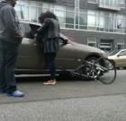 Driver Hits Cyclist, Sues for Damages